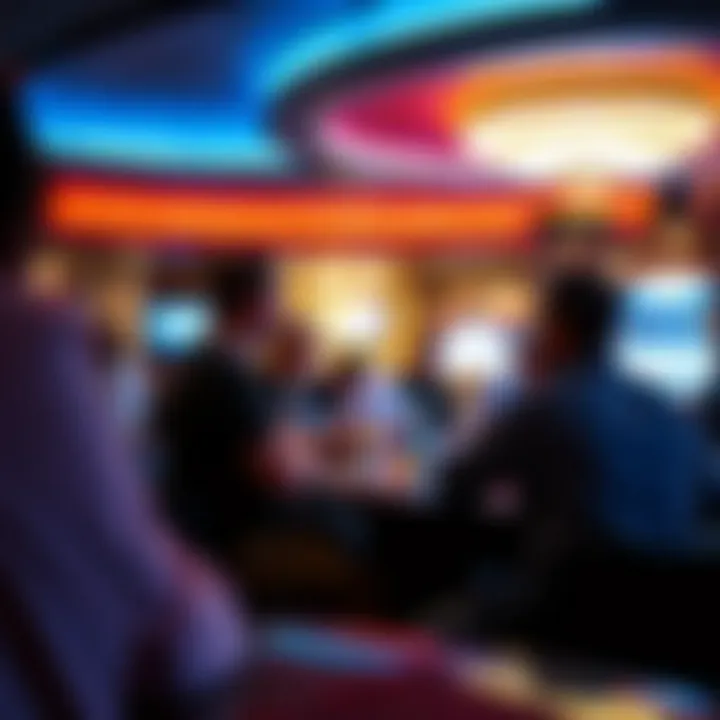 Social interactions among patrons enjoying their time at the bar