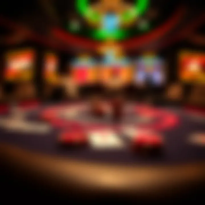 A strategic blackjack table with cards and chips in play