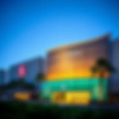 Stunning Facade of San Diego's New Casino Exterior view of the new casino showcasing its modern architecture