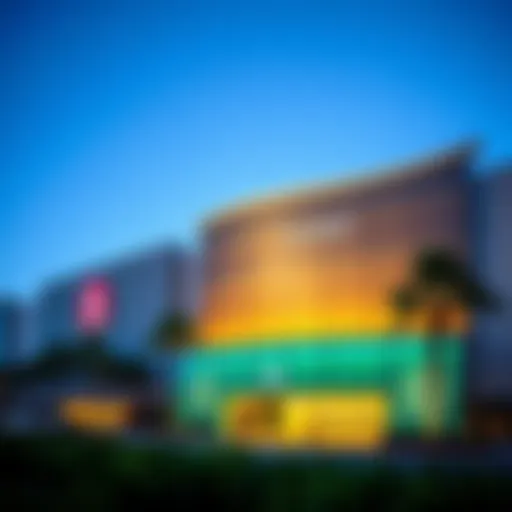 Stunning Facade of San Diego's New Casino Exterior view of the new casino showcasing its modern architecture