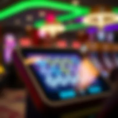 A digital device displaying an online bingo game interface.