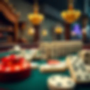 Historical Context of Dominoes A historical representation of dominoes gameplay