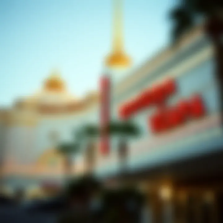 Iconic view of the Riviera Las Vegas showcasing its distinctive architecture