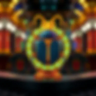 Ancient Egyptian scarab symbol intricately designed