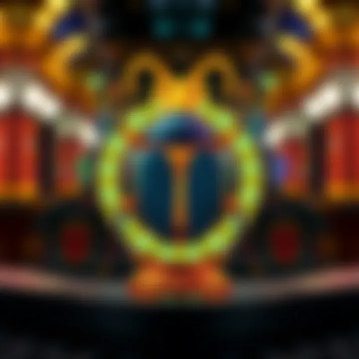 Ancient Egyptian scarab symbol intricately designed