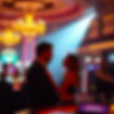 Intimate Performance at Wynn An intimate moment from a captivating performance within the Wynn Hotel