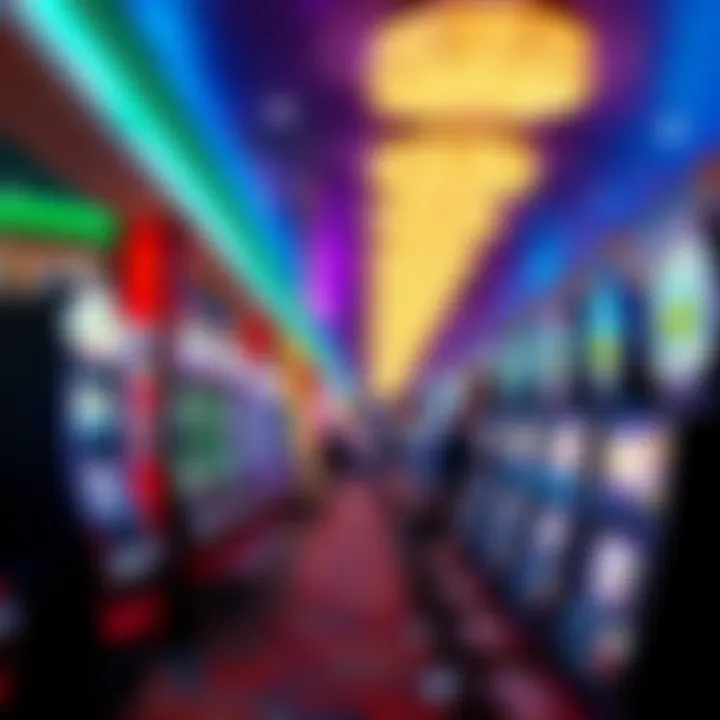 Bustling Slot Floor A bustling slot floor filled with diverse machines