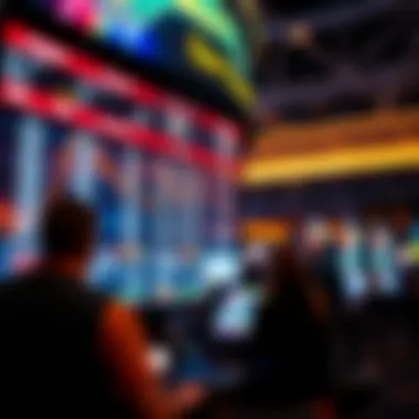 Modern technology interface used for sports betting