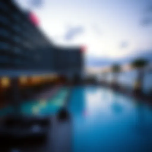 Luxurious Pool View Luxurious pool view at The Water Club Atlantic City