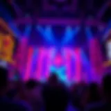 An electrifying performance at Westgate Las Vegas, showcasing vibrant lights and dynamic stage presence.