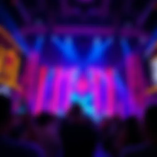 An electrifying performance at Westgate Las Vegas, showcasing vibrant lights and dynamic stage presence.