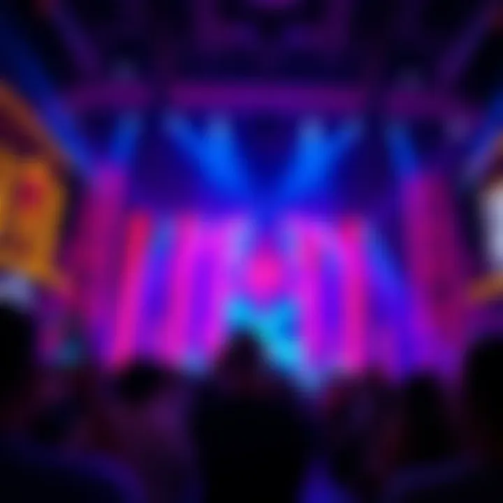 An electrifying performance at Westgate Las Vegas, showcasing vibrant lights and dynamic stage presence.