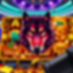 Wolf Gold slot game interface showcasing vibrant graphics