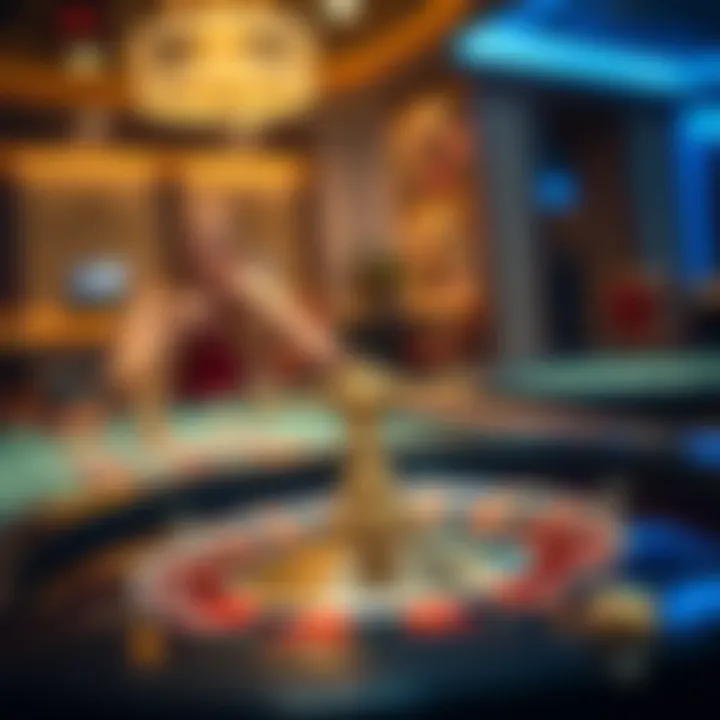 Digital Roulette Gameplay Formats A digital representation of online roulette gameplay showcasing various formats