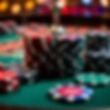 Roulette Chips for Skill Development An array of roulette chips symbolizing practice and skill development