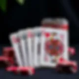 Artistry in Card Design A beautifully designed deck of playing cards showcasing intricate artwork