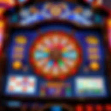 Elegant design of the Wheel of Fortune gaming interface