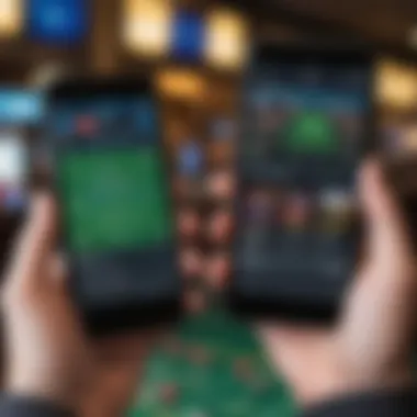 The Fanduel Sportsbook platform interface on a smartphone