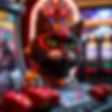 Technology in Modern Slot Gaming An artistic representation of the technological advancements in modern slot gaming.