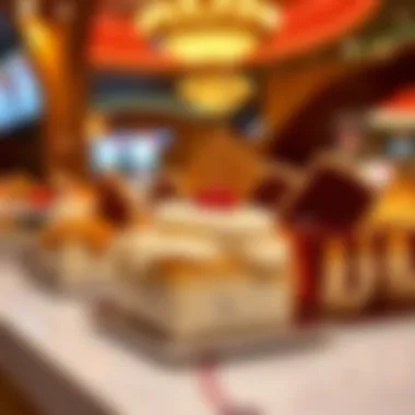 Tempting Desserts at Fremont Casino Buffet Delicious desserts displayed at the buffet