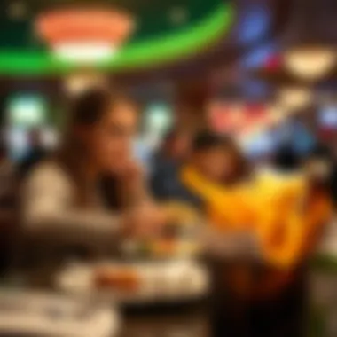 Experience of Dining at the Buffet Guest enjoying a meal at the Fremont Casino Buffet