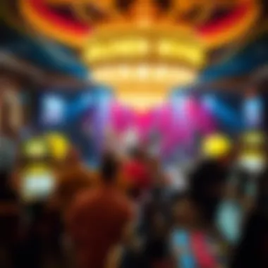 Vibrant entertainment venue showcasing a live performance