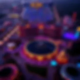 Aerial view of Hard Rock Casino Hollywood showcasing its iconic guitar-shaped hotel