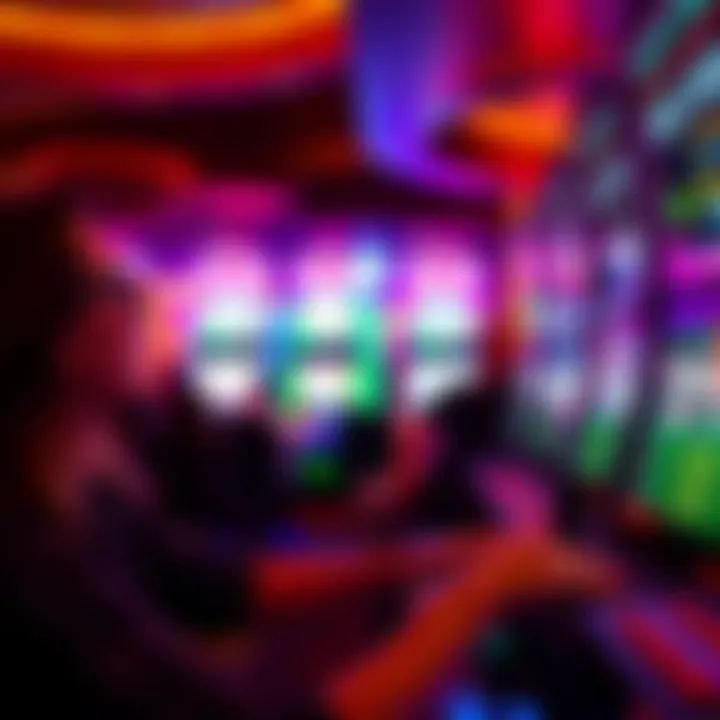 Customer enjoying gaming experience at Hollywood Casino