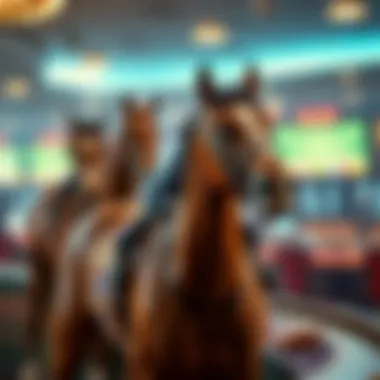 A visual representation of the regulatory landscape of horse betting in the USA