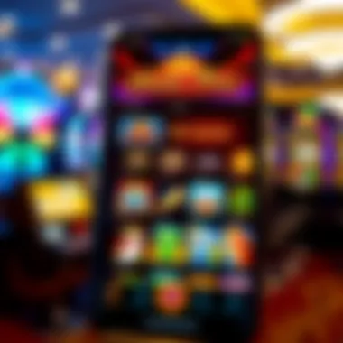 Screenshot of House of Fun app interface showcasing various game options