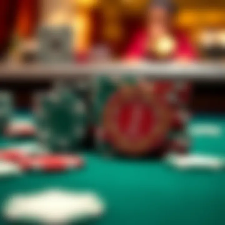 Historical Evolution of Poker Chips An artistic representation of the historical origins of poker chips, emphasizing their evolution