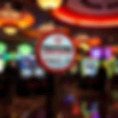 Promoting Responsible Gambling Practices Responsible gaming signage at the casino