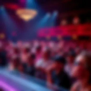 A vibrant crowd enjoying the concert atmosphere