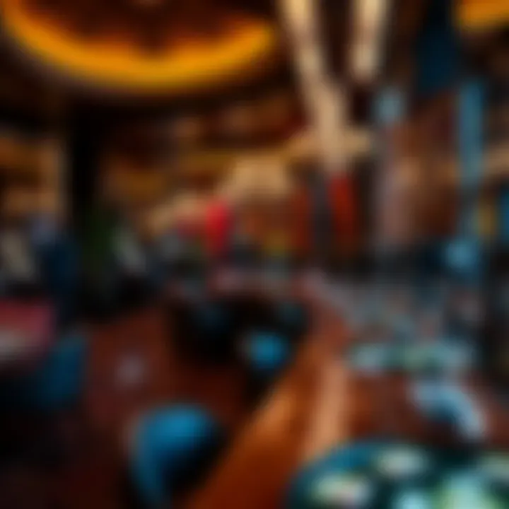 Cultural Richness in Libertine's Aesthetic Artistic decor reflecting cultural influences