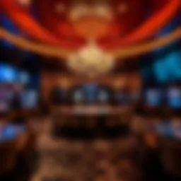 Elegant interior design of the Libertine Lounge