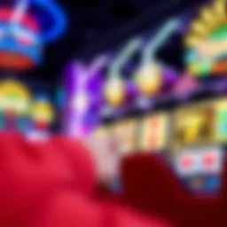 User interface of the Lightning Slots app showcasing vibrant graphics