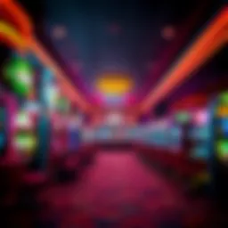 Interior view of Lucky U Casino showcasing vibrant gaming areas