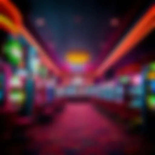 Interior view of Lucky U Casino showcasing vibrant gaming areas