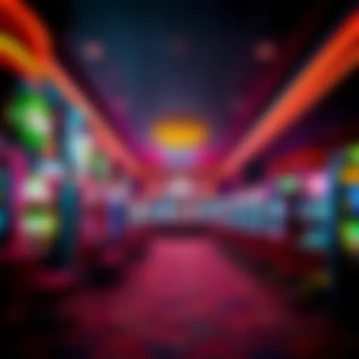 Interior view of Lucky U Casino showcasing vibrant gaming areas