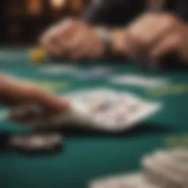 Visual guide to common betting options in Three Card Poker