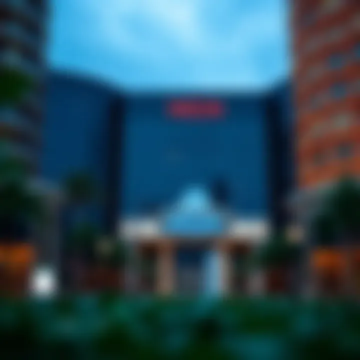 Exterior view of MGM National Harbor showcasing modern architectural design