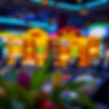 A vibrant display of an array of mobile slot games showcasing various themes