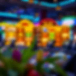 A vibrant display of an array of mobile slot games showcasing various themes