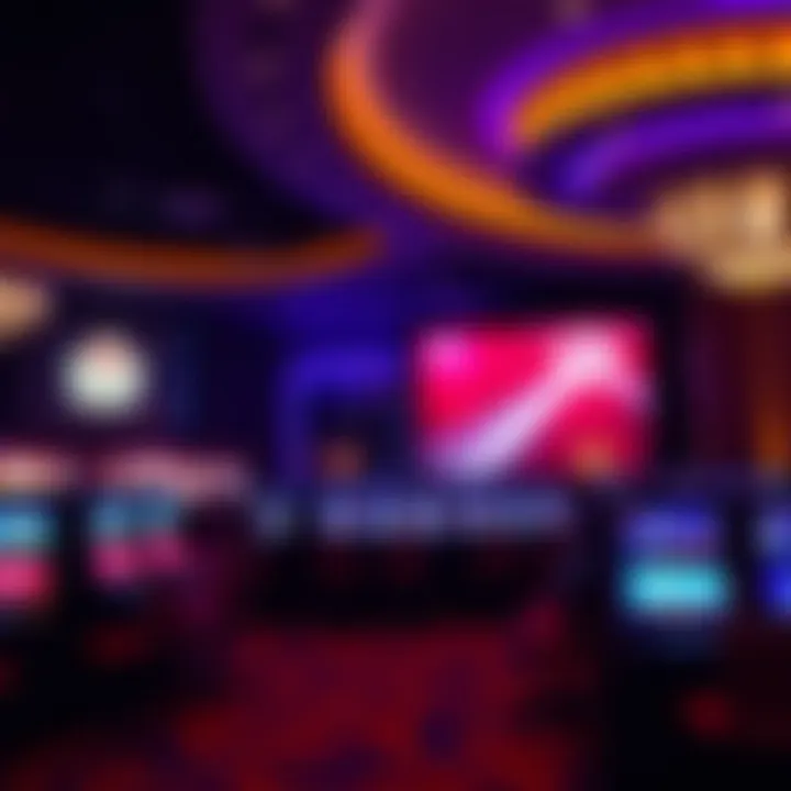 Entertainment venue within the casino hosting live performances