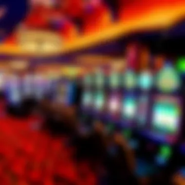 Interior gaming floor with diverse gaming options and lively atmosphere