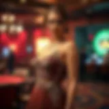 Elegant cocktail dress with intricate detailing