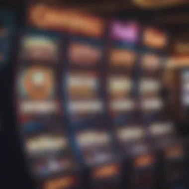 An array of vibrant slot machines with quick hit themes