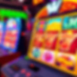 Vibrant online slot game interface