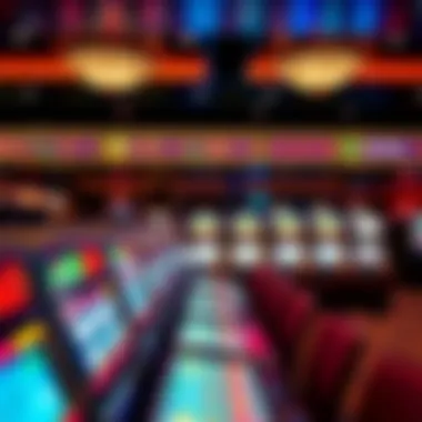 Visual representation of a progressive jackpot display in a casino