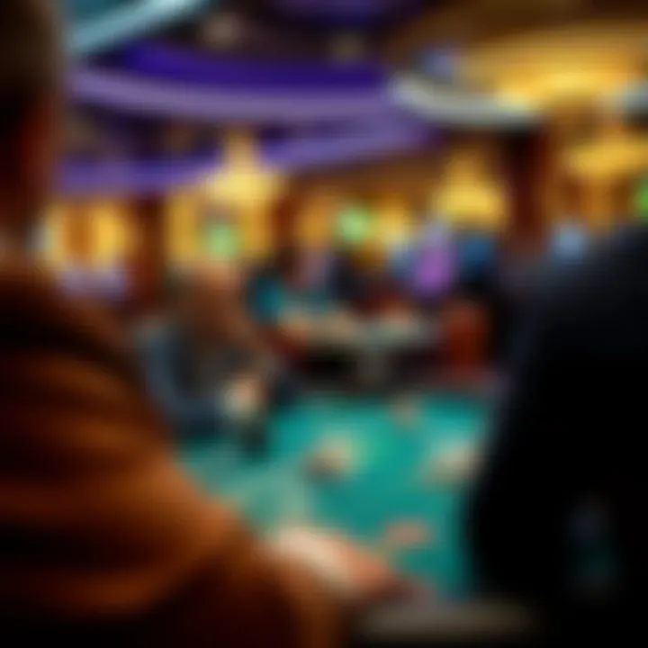 An overview of a player contemplating their strategy in Pai Gow Progressive